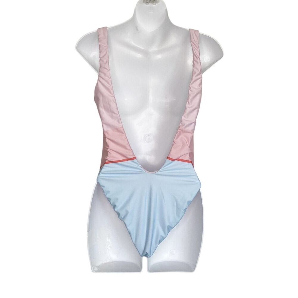 Bikini Lab Swim Womens Size Small Pineapple One Piece Swim Suit Soft Padding NEW - Picture 3 of 16